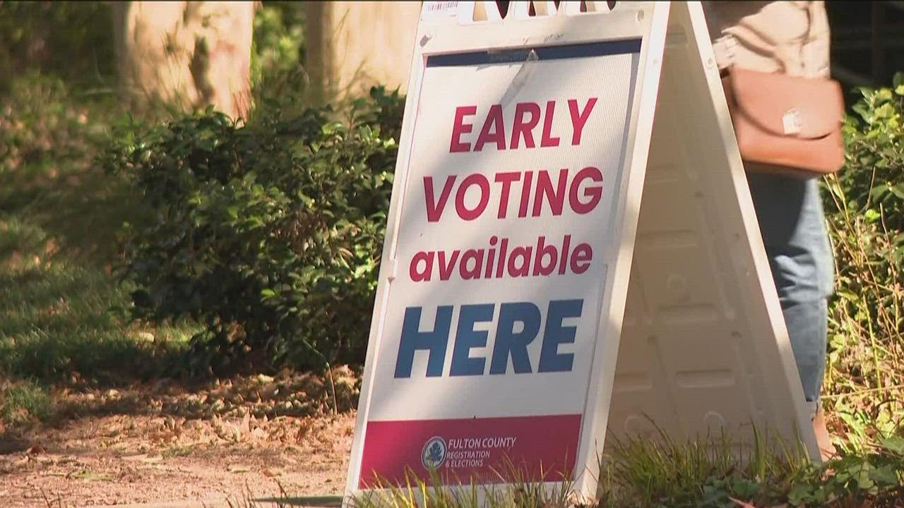 Record early voting turnout in Georgia
