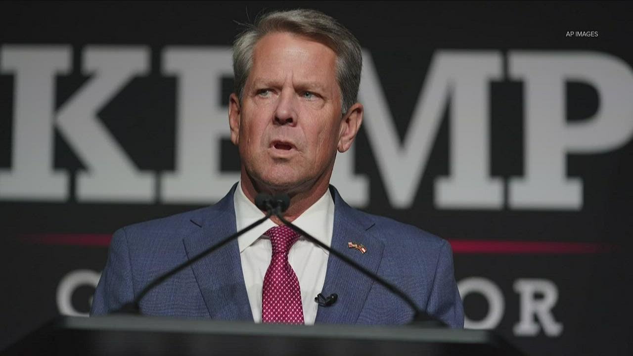 Gov. Brian Kemp on campaign trail urging Georgians to exercise right to vote