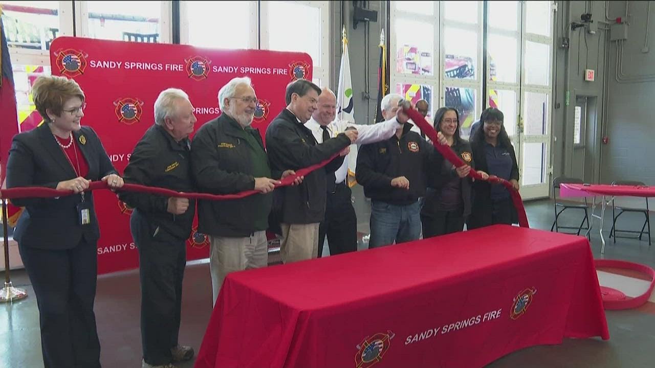 Sandy Springs cuts ribbon on brand new state of the art fire station