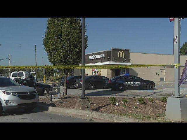 Customer shoots into McDonald's in DeKalb County, police search for suspect