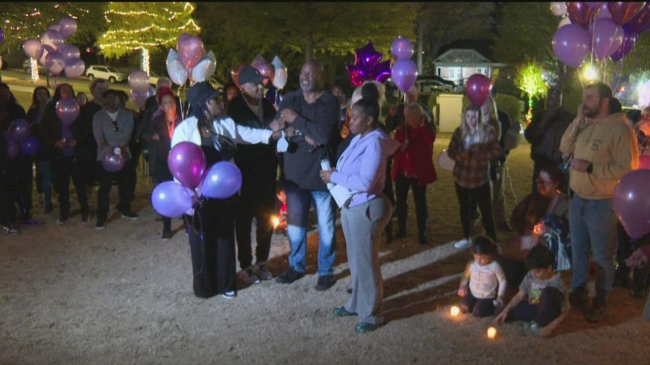 Vigil held for Lauren Sawyer-Allen, daughter of Peachtree Corners councilman
