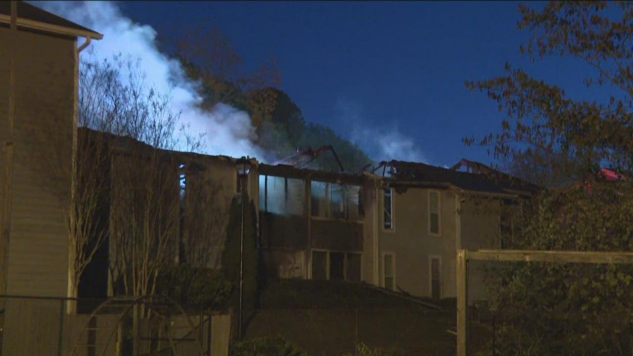 Apartment complex fire in Clarkston leaves dozens displaced