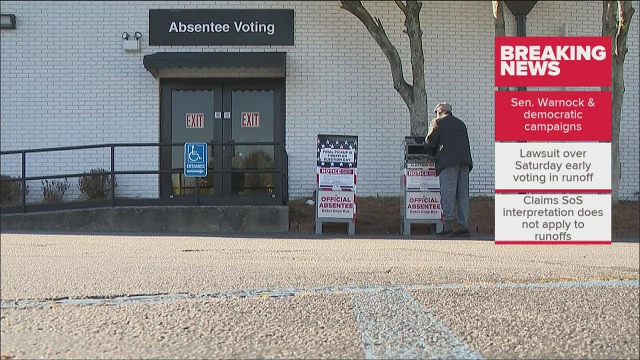 Warnock campaign, Democratic groups to Georgia in lawsuit: You must allow Saturday early voting