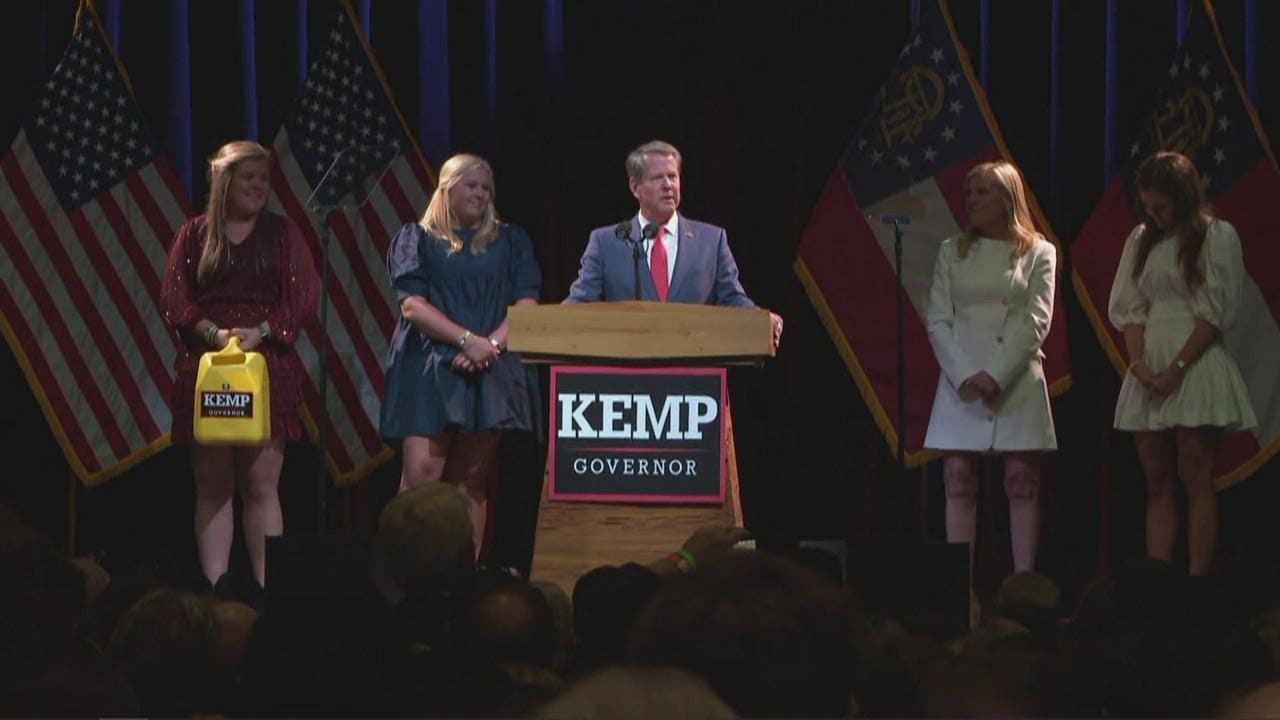 'I'm honored to be your governor for the next 4 years': Brian Kemp