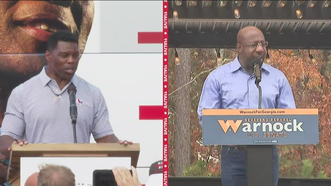 Georgia Senate race likely heading to runoff | Herschel Walker and Raphael Warnock at deadlock