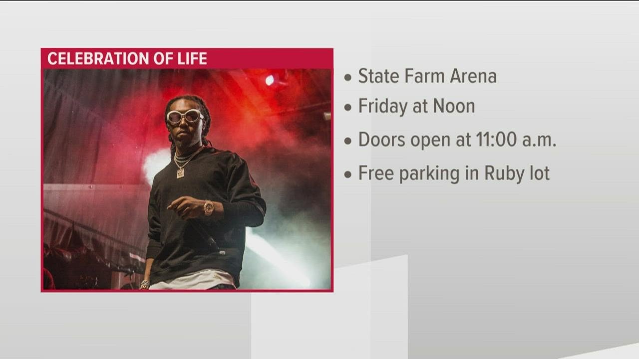 Migos rapper TakeOff to be remembered at State Farm Arena in Atlanta | What to know