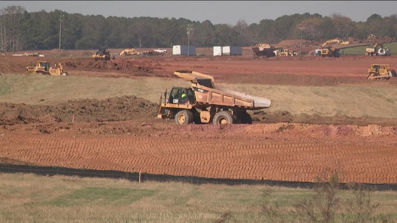 Construction at Rivian site brings fouling water to neighborhood, locals say