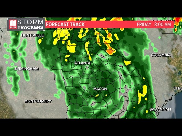 Tropical Depression Nicole | North Georgia forecast