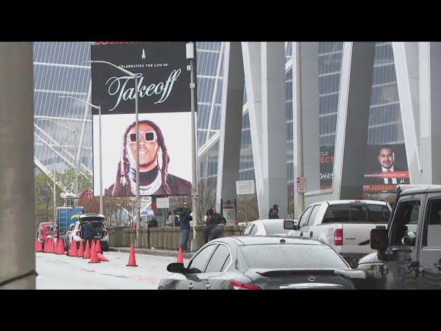 Watch live | Migos rapper TakeOff remembered at State Farm Arena