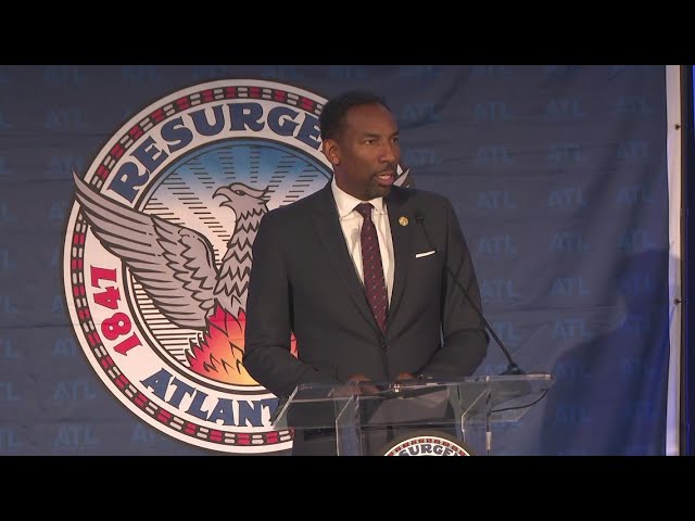 Atlanta mayor makes opening remarks at APD chief's swearing-in
