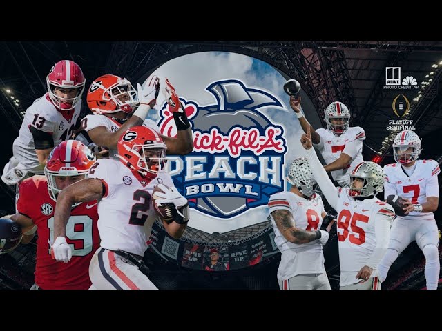 Bulldogs and Buckeyes are in Atlanta for this weekend's Peach Bowl