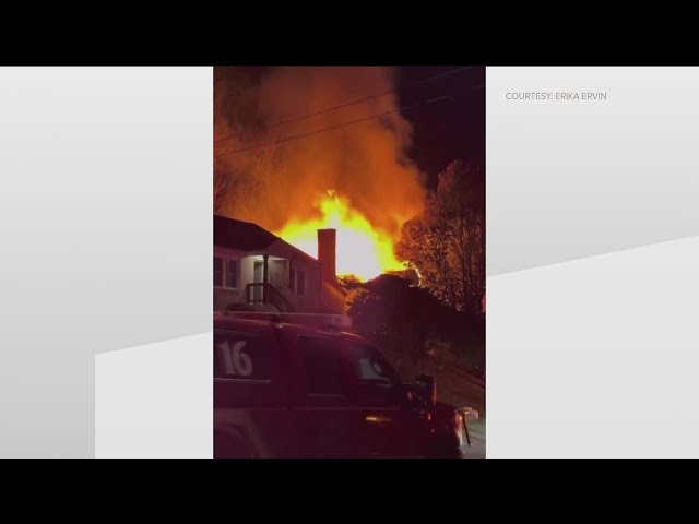 Crews investigate fire in Atlanta's Bankhead neighborhood
