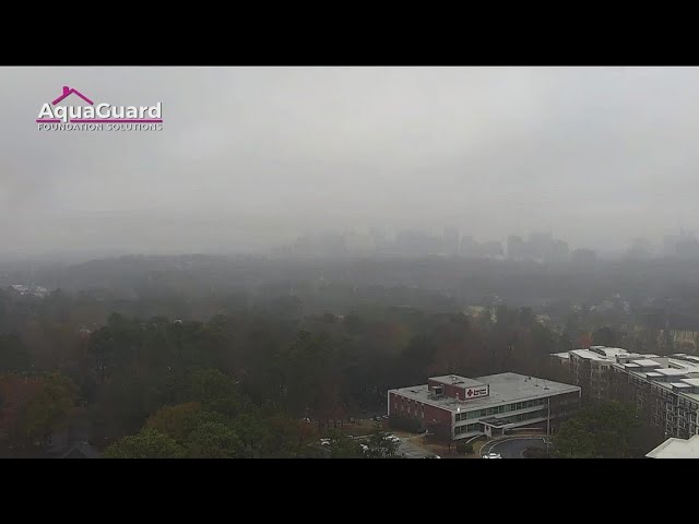 Gloomy day in Atlanta  | Monday timelapse