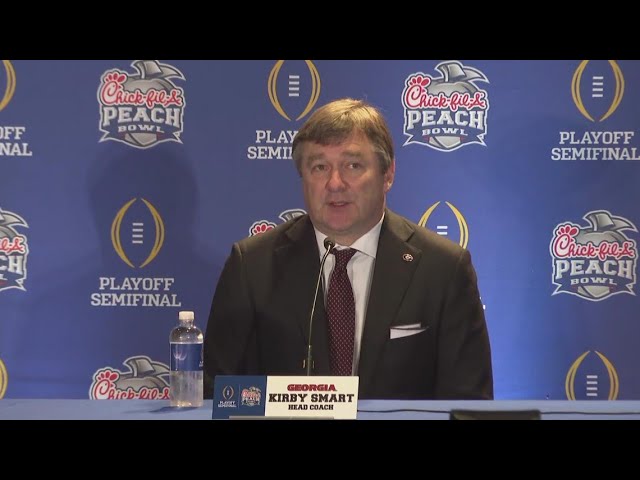 Kirby Smart takes questions ahead of Peach Bowl