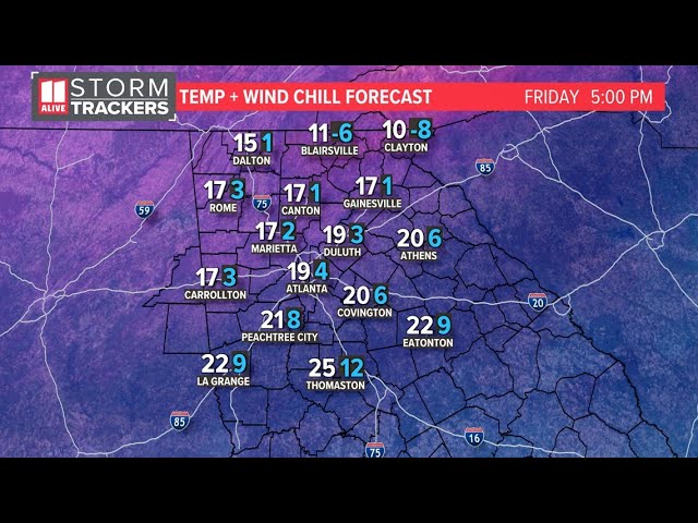 Metro Atlanta, north Georgia cold weather | Streaming coverage