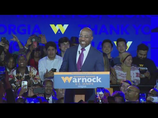 Sen. Warnock Georgia Senate race | Full victory speech