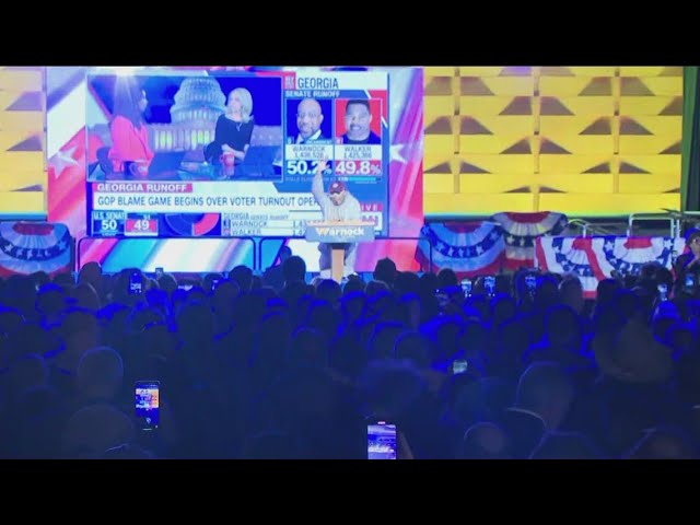 Spike Lee speaks at Raphael Warnock watch party | Georgia Senate runoff
