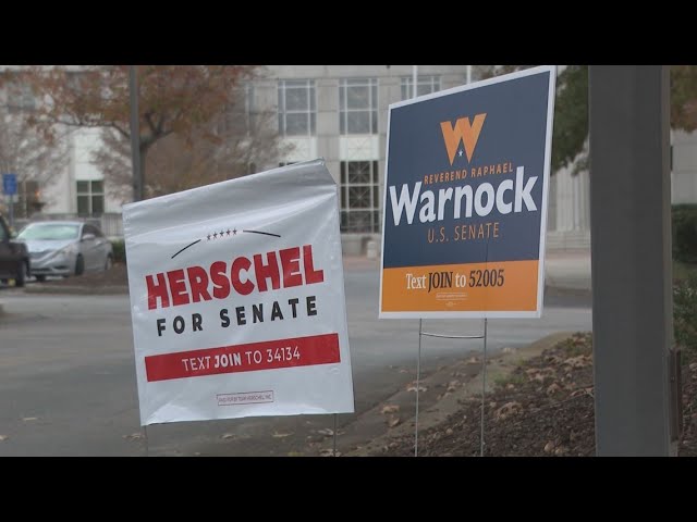 Walker, Warnock sign off from campaign trail