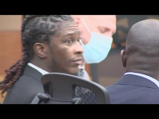Young Thug back in court hours after fellow rapper Gunna goes free