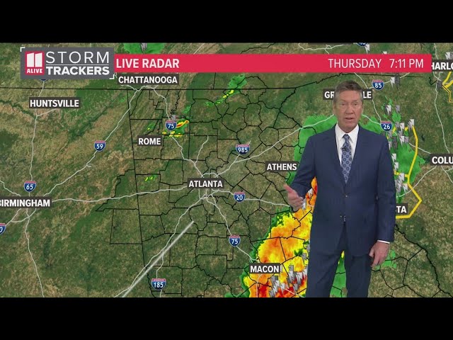 Worst of Thursday's severe weather threat moves out of metro area | Latest update