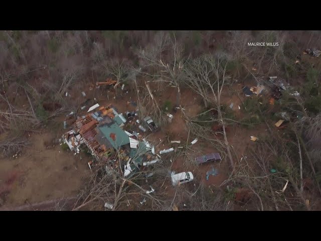 4 tornados counted in Georgia so far, NWS says