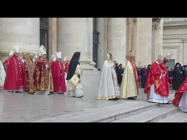 Benedict XVI buried following funeral mass