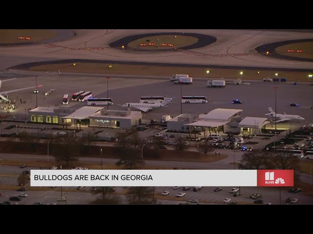 Buses prepare to take Georgia Bulldogs back to Athens
