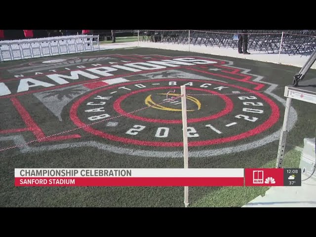 Championship celebration to be held inside Sanford Stadium