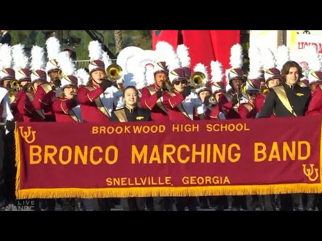Georgia high school band performs in Rose Parade