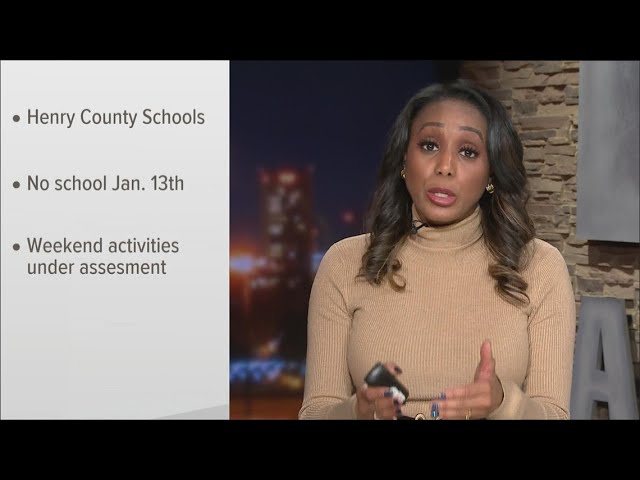 Henry County Schools closed Friday, Jan. 13, 2023