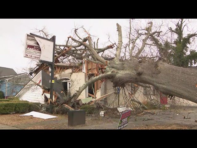 Latest on tornado & storm damage in Griffin, Georgia
