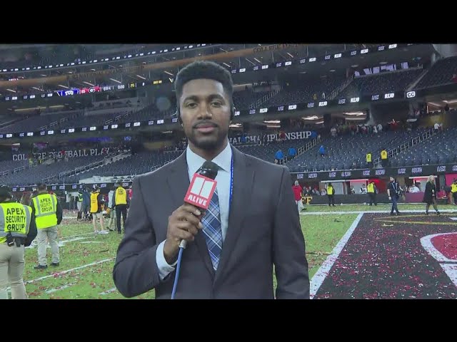 On the field: UGA's win | College football championship