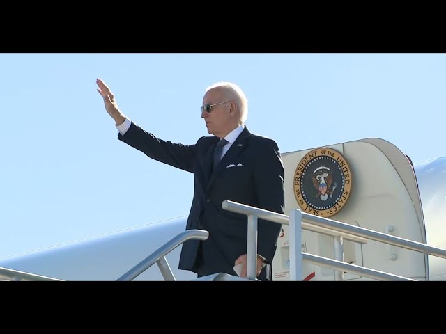 Pres. Biden departs Atlanta on Air Force 1