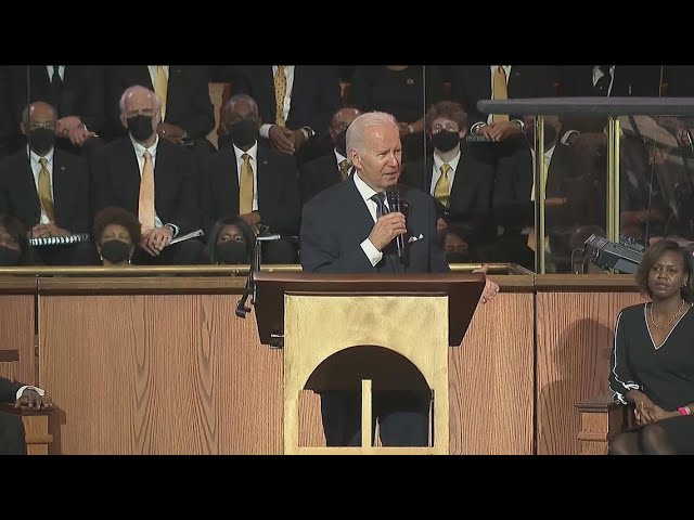 President Biden speaks at Ebenezer Baptist Church