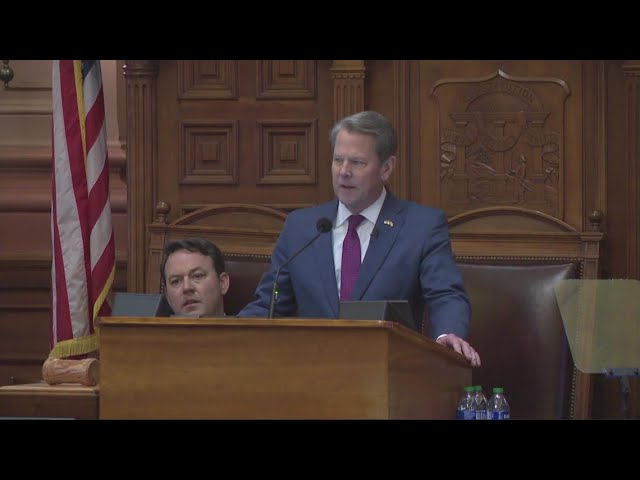 Re-watch: Gov. Kemp's State of the State address