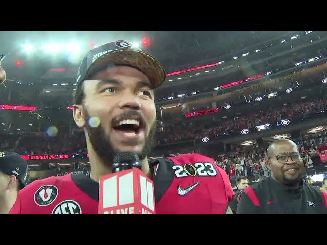 Georgia wide receiver Dominick Blaylock after Championship win: 'We executed the best'