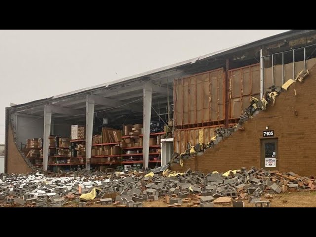 Residents, neighborhood react after storm damages Austell warehouse