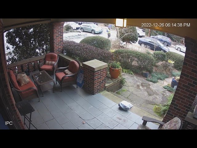 RING VIDEO: Porch pirate dressed as delivery driver in Atlanta