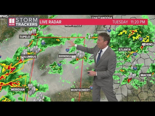 Storms move through metro Atlanta | Tues 11:15p update