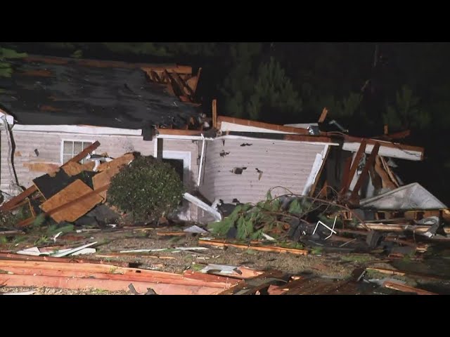Storms, tornadoes leave damage across metro Atlanta | Live video