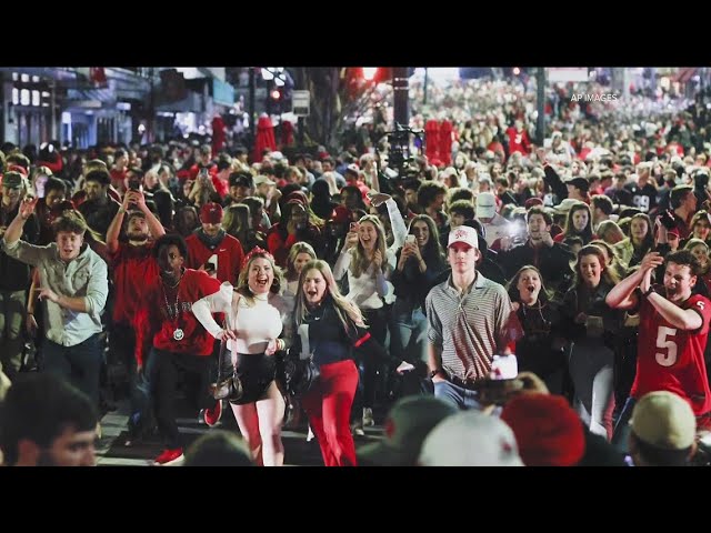 Students react to Georgia's National Championship victory