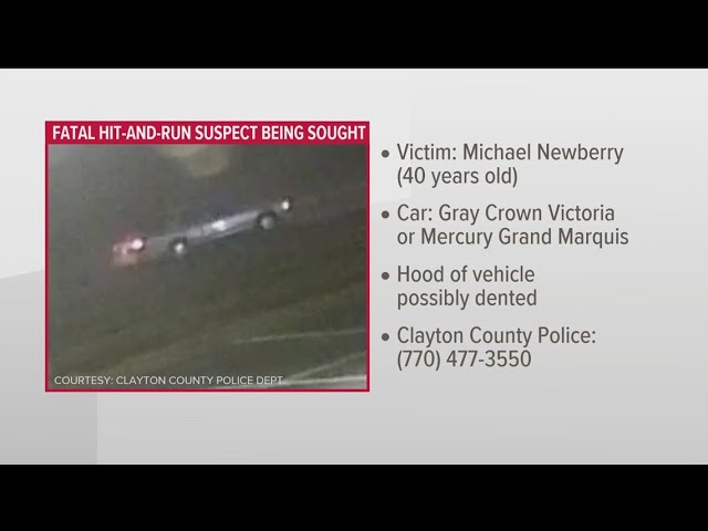 Hunt on for suspect in deadly New Year's Day hit-and-run in Clayton County