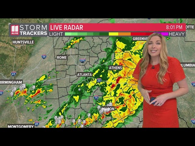 Tracking storms across metro Atlanta | Tues 8p update