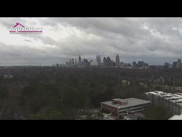 Watch timelapse: Storm clouds move over Midtown Atlanta