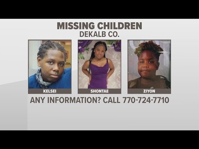 3 missing children in DeKalb County