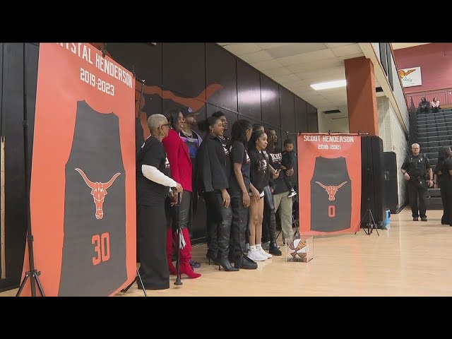 Georgia high school basketball phenoms Scoot Henderson, sister Crystal have jerseys retired