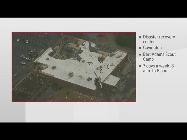 FEMA center providing tornado relief in Newton County