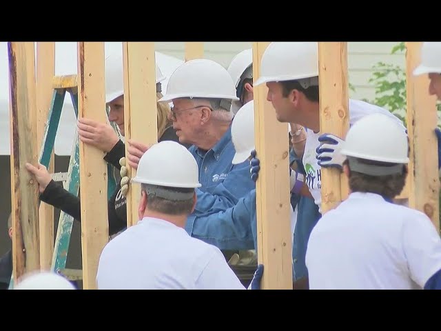Jimmy Carter's work with Habitat for Humanity