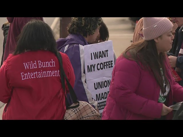 Local Starbucks employees protest labor conditions