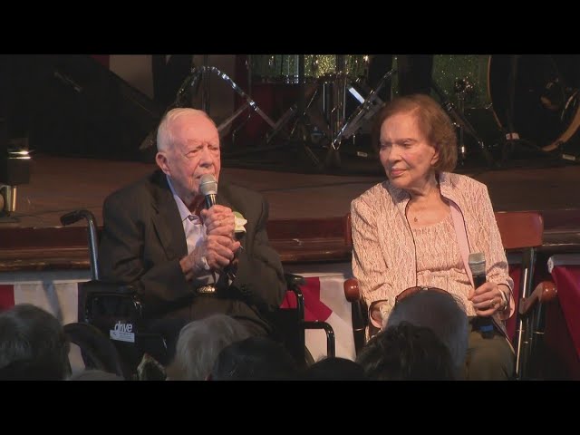As former President Jimmy Carter enters hospice care, church service set to begin